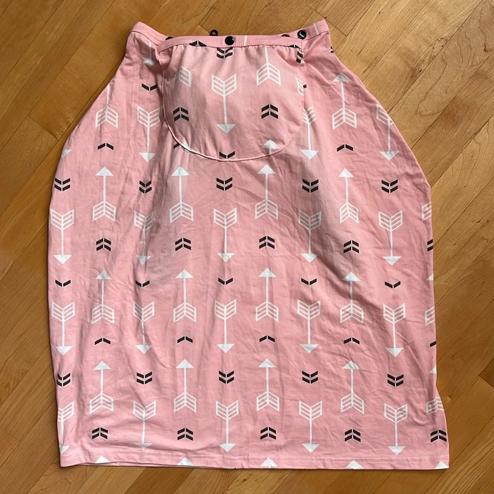 👼Amazlinen Amazing Life Pink Arrow Carseat Cover | Mesh Netting | Packable